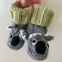 Tasmanian devil, wombat & koala booties * made to order *