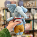 Crochet elephant by The Crocheting Constable