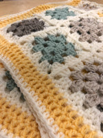 Custom order ‘granny square’ crochet blanket by Lily & Dot