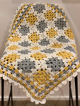 Custom order crochet granny square blanket