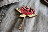 Tasmanian Waratah brooch by Grace Gladdish
