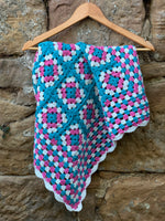 Custom order ‘granny square’ crochet blanket by Lily & Dot