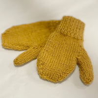 Hand-knitted mittens (toddler size)