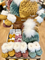 Baby booties by Duck Duck Moose