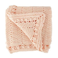Cotton crochet blanket by OB Designs