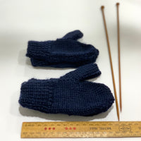 Hand-knitted mittens (toddler size)