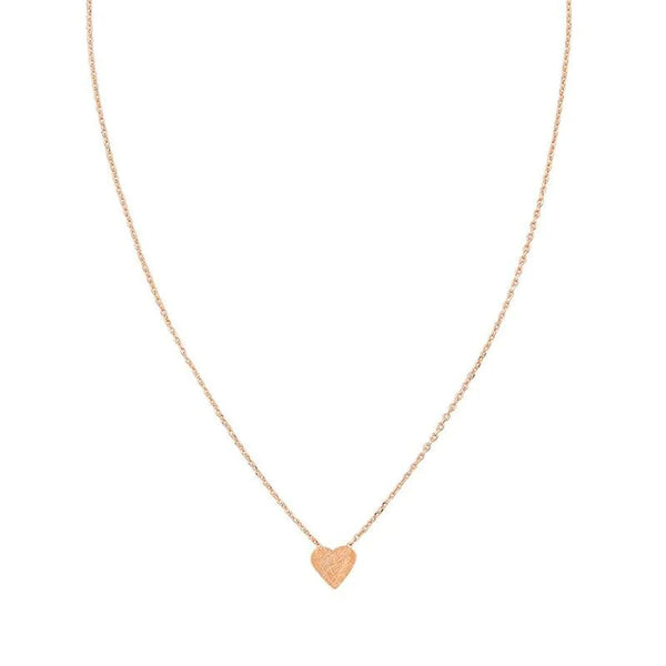 Gold heart necklace by Tiger Tree