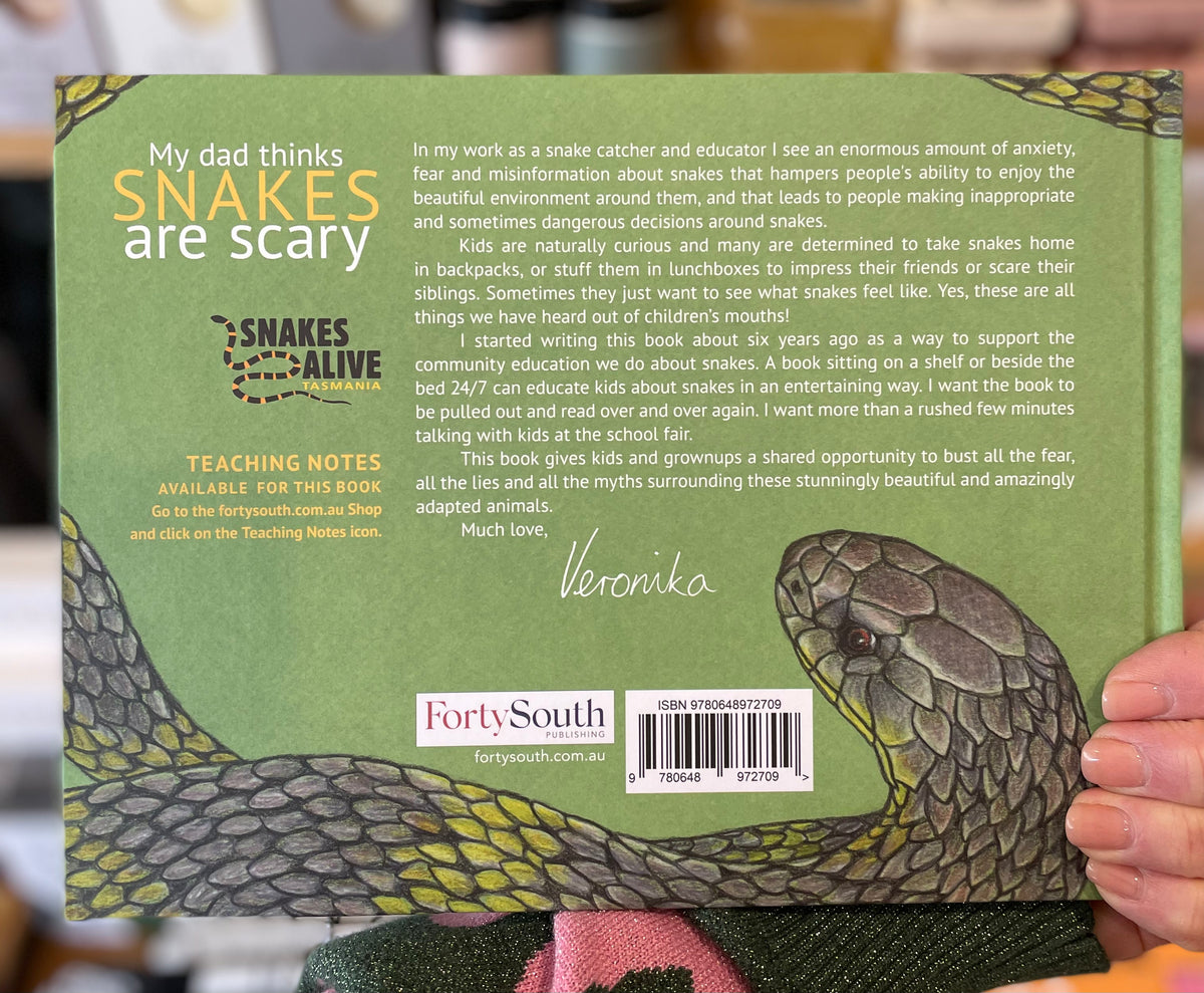 My dad thinks snakes are scary book Lily & Dot