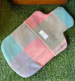 Vintage blanket hot water bottle cover