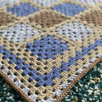 Custom order ‘granny square’ crochet blanket by Lily & Dot
