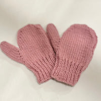 Hand-knitted mittens (toddler size)