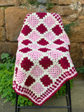 Custom order crochet granny square blanket