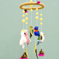 Tara Treasures felt mobile - Australian Birds