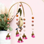 Felt cot mobile by Tara Treasures – kookaburra