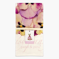 Petal & Pins linen tea towel