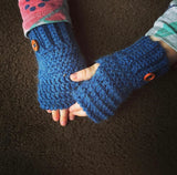 Fingerless gloves (toddler size)